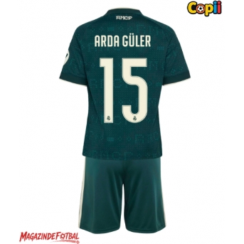 Real Madrid Arda Guler #15 Echipament de Fotbal Replică 2026-27 Copii Deplasare (+ Șorturi)